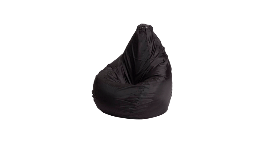 Пуф кресло-мешок черный