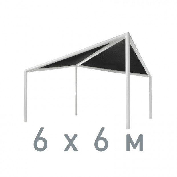 Шатер Кайт черный 6х6 м
