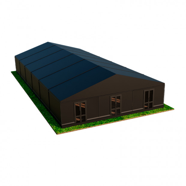 Шатёр Павильон черный 15×30 м