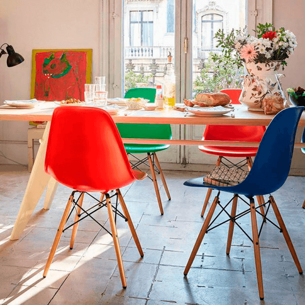 Стул Eames красный