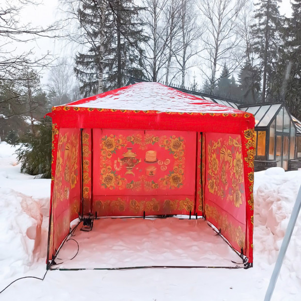 Тент палатка Ярмарочная 2.5 х 2.5 м