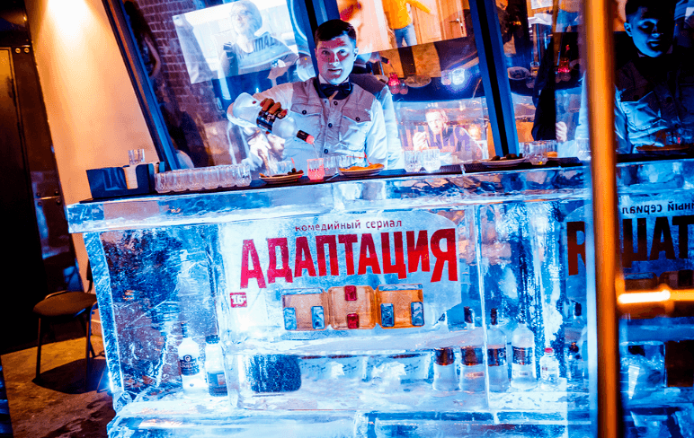 Ледяная барная стойка