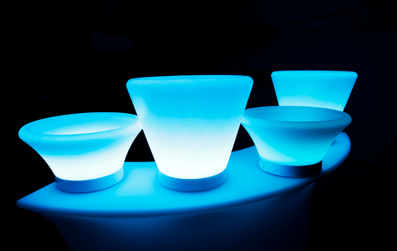 Ваза LED круглая