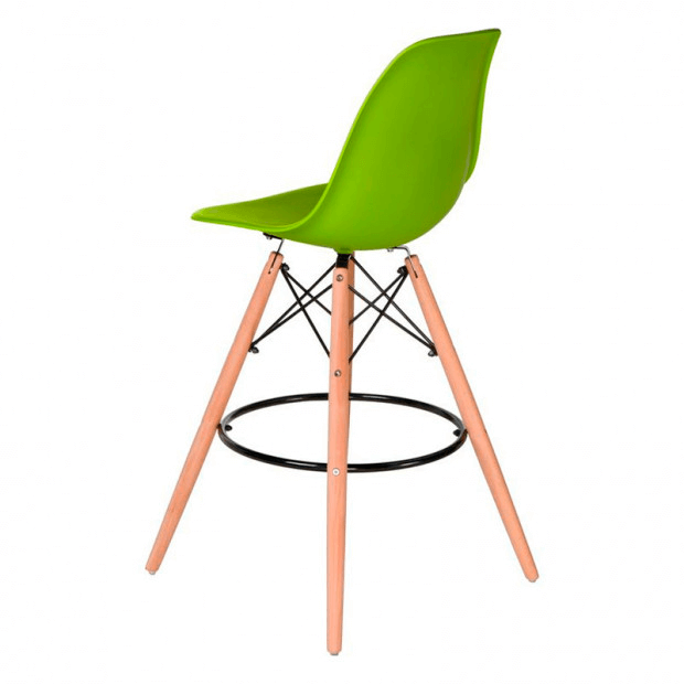 Стул барный Eames зеленый