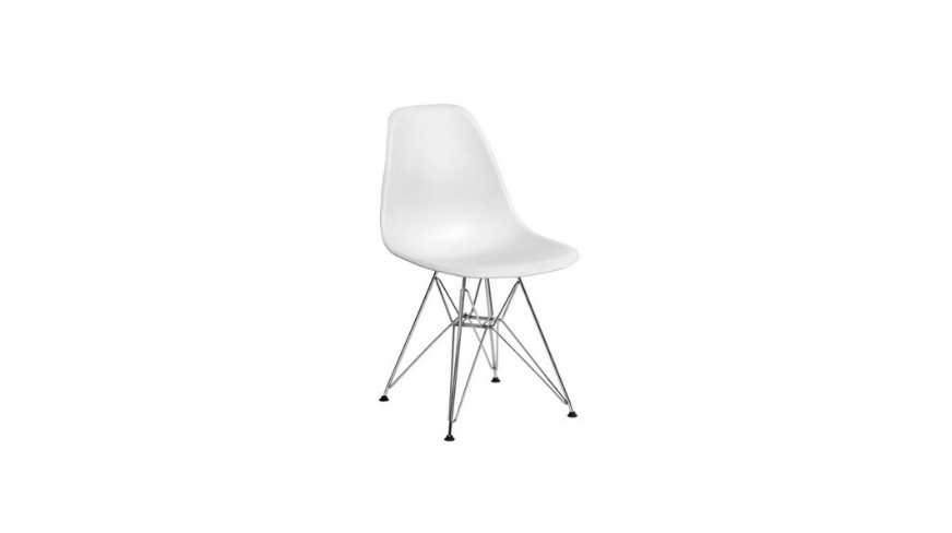 Стул Eames металл белый