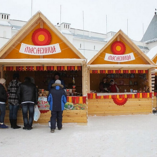 Ярмарочный домик масленичный