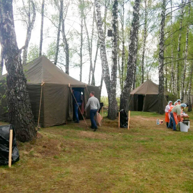 Тент палатка Армейская 4.9 х 4.9 м