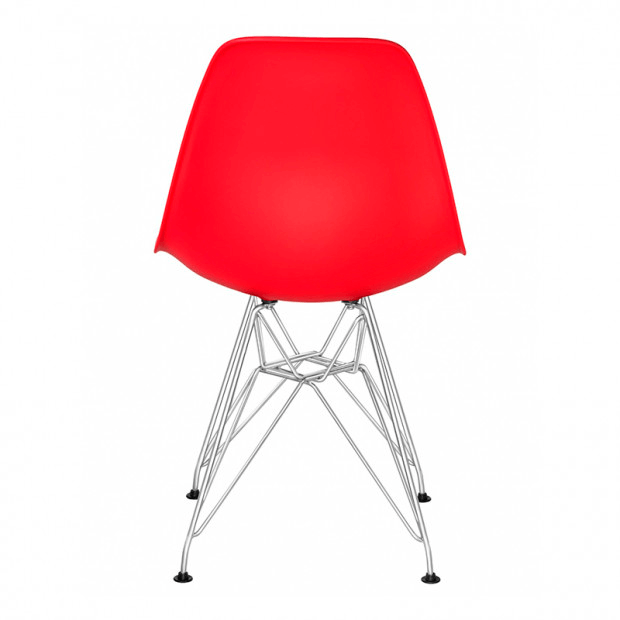 Стул Eames металл красный