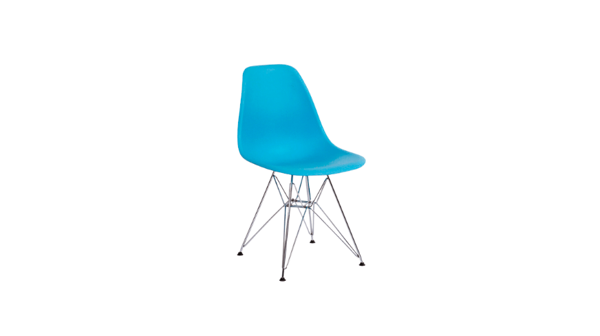 Стул Eames металл синий
