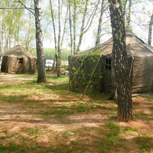 Тент палатка Армейская 4.9 х 4.9 м