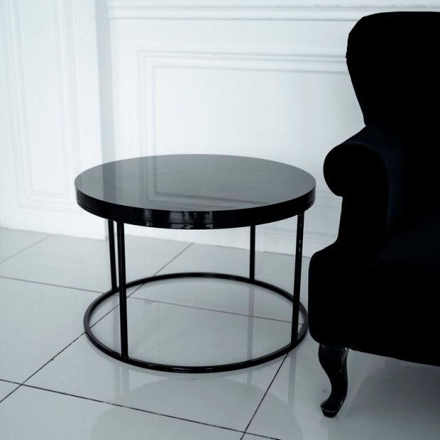 Журнальный стол Round Black