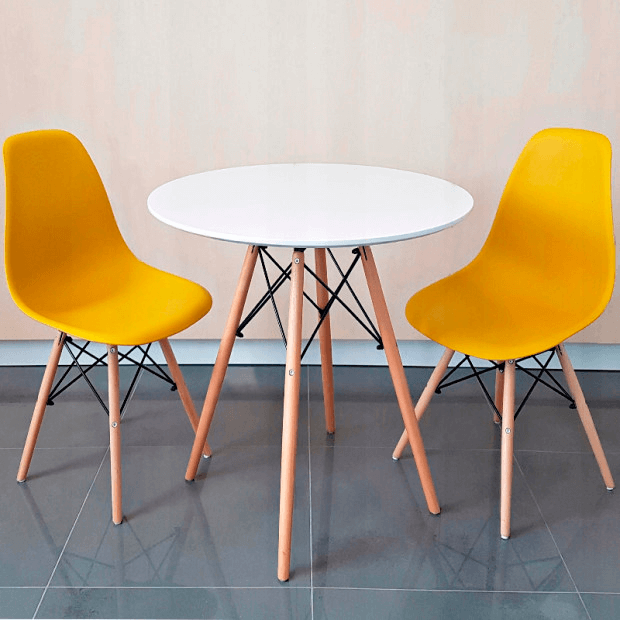 Стул Eames желтый