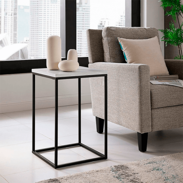 Стол высокий Cube Loft White
