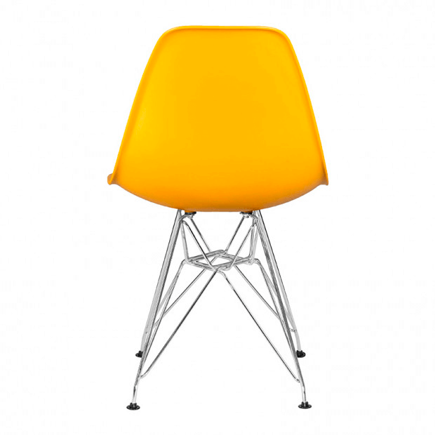 Стул Eames металл желтый