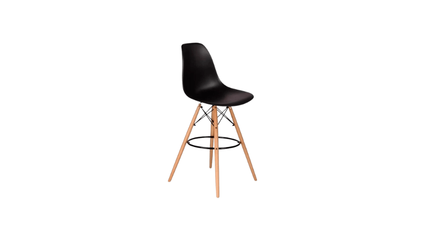 Стул барный Eames черный