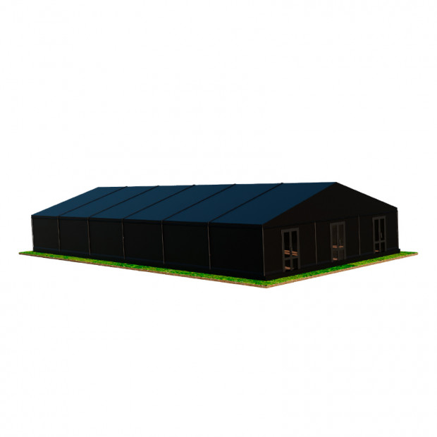 Шатёр Павильон черный 15×30 м