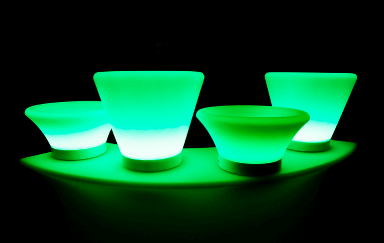 Ваза LED круглая
