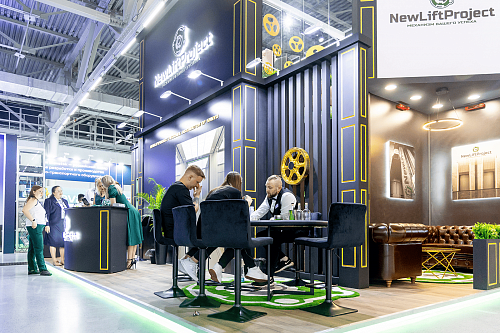 Коктейльное казино на выставке компания NewLiftProject