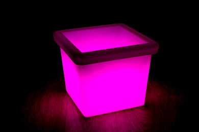 Ваза LED квадратная
