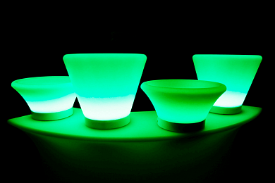 Ваза LED круглая
