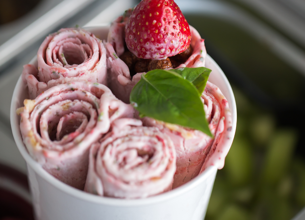 Жареное мороженое