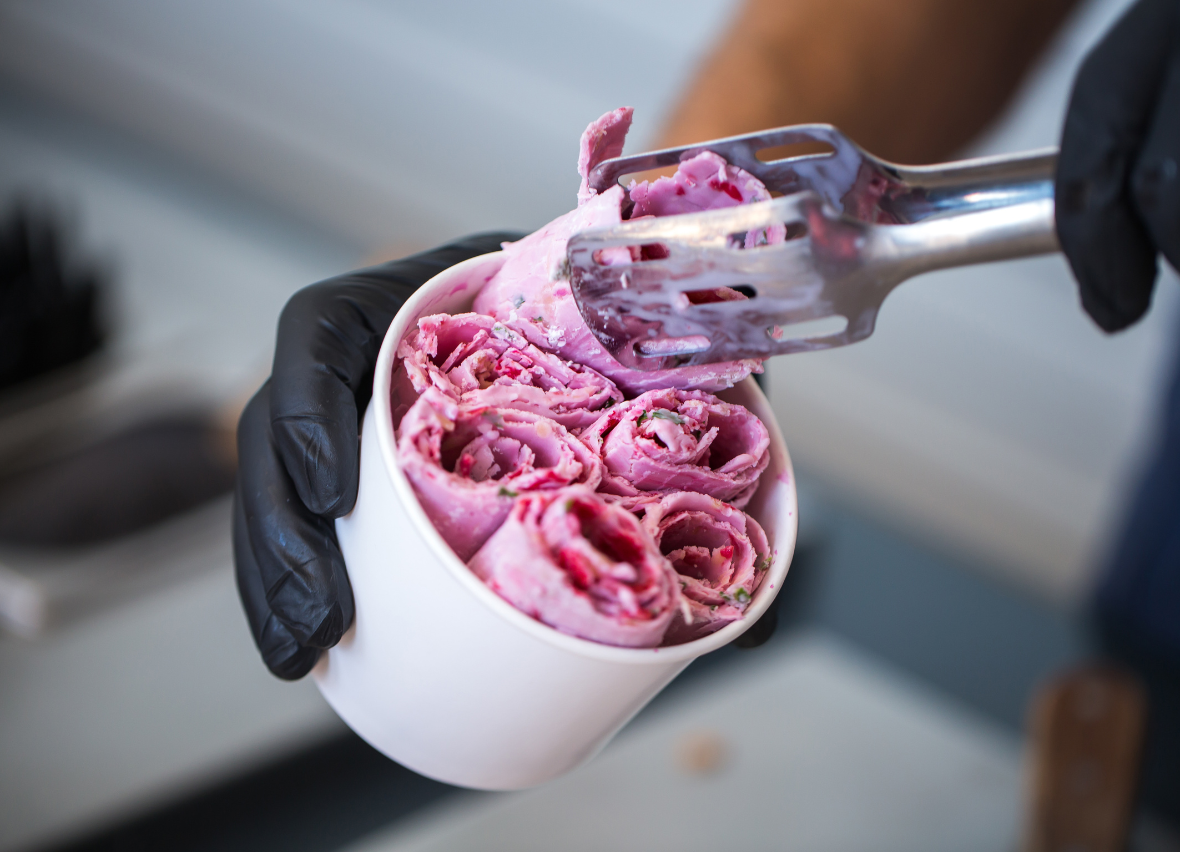 Жареное мороженое