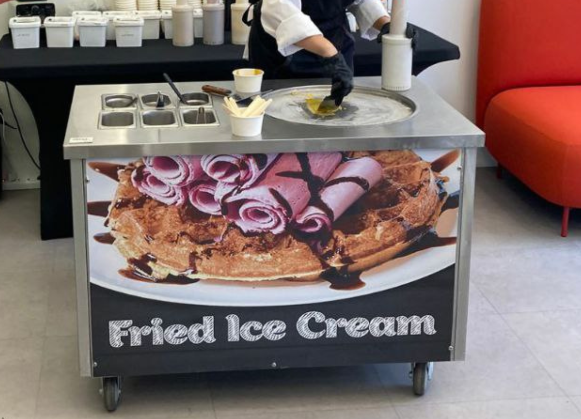 Жареное мороженое