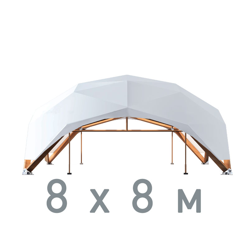 Деревянный шатер (64м2)